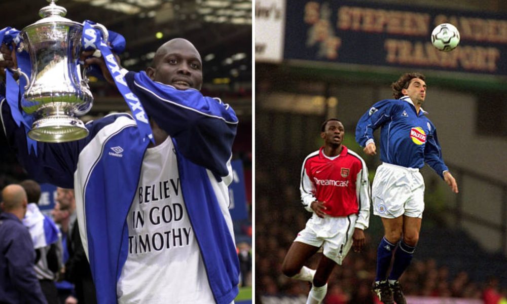 George Weah and Roberto Mancini