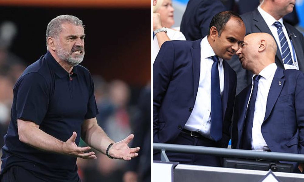 Ange Postecoglou and Vinai Venkatesham