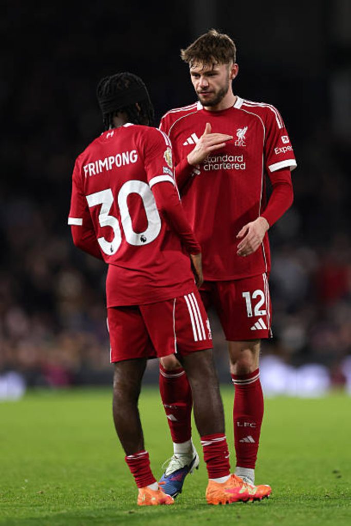 Conor Bradley and Jeremie Frimpong