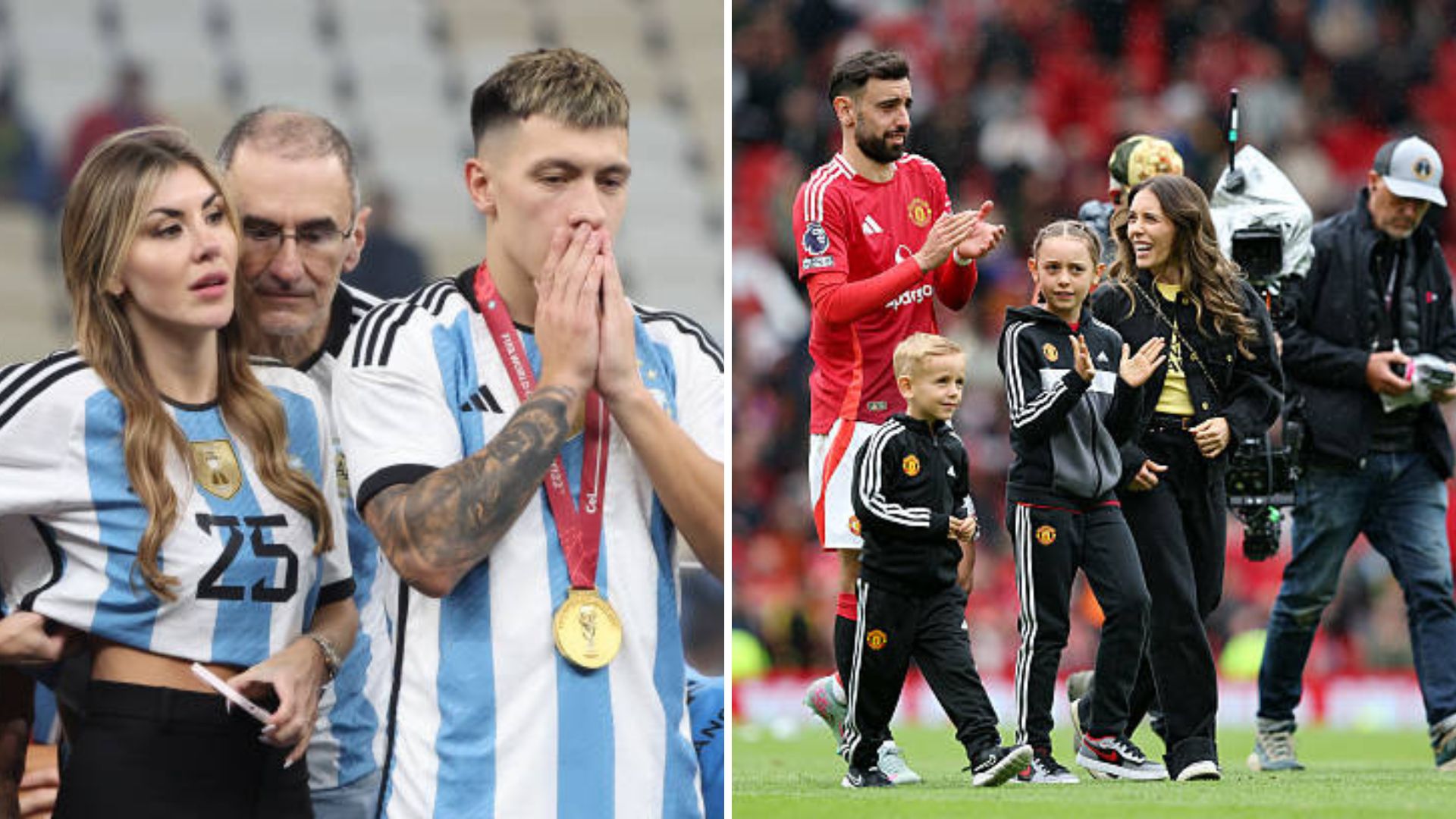 Manchester United players and their wives