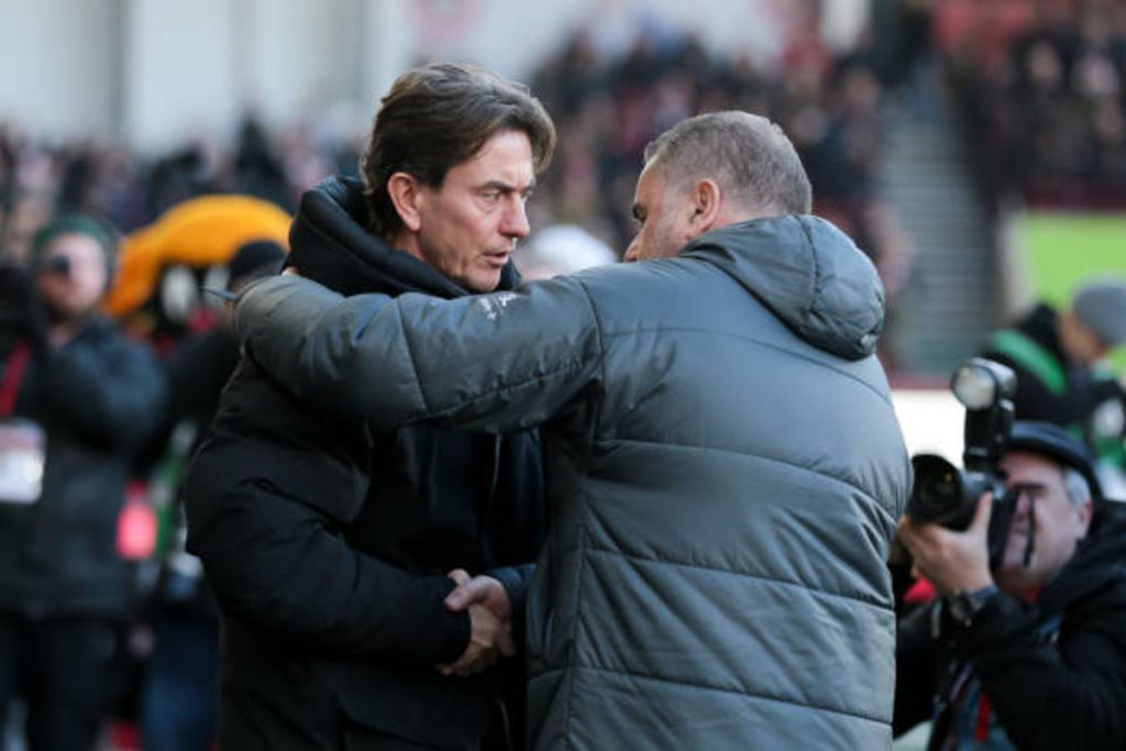 Thomas Frank and Ange Postecoglou