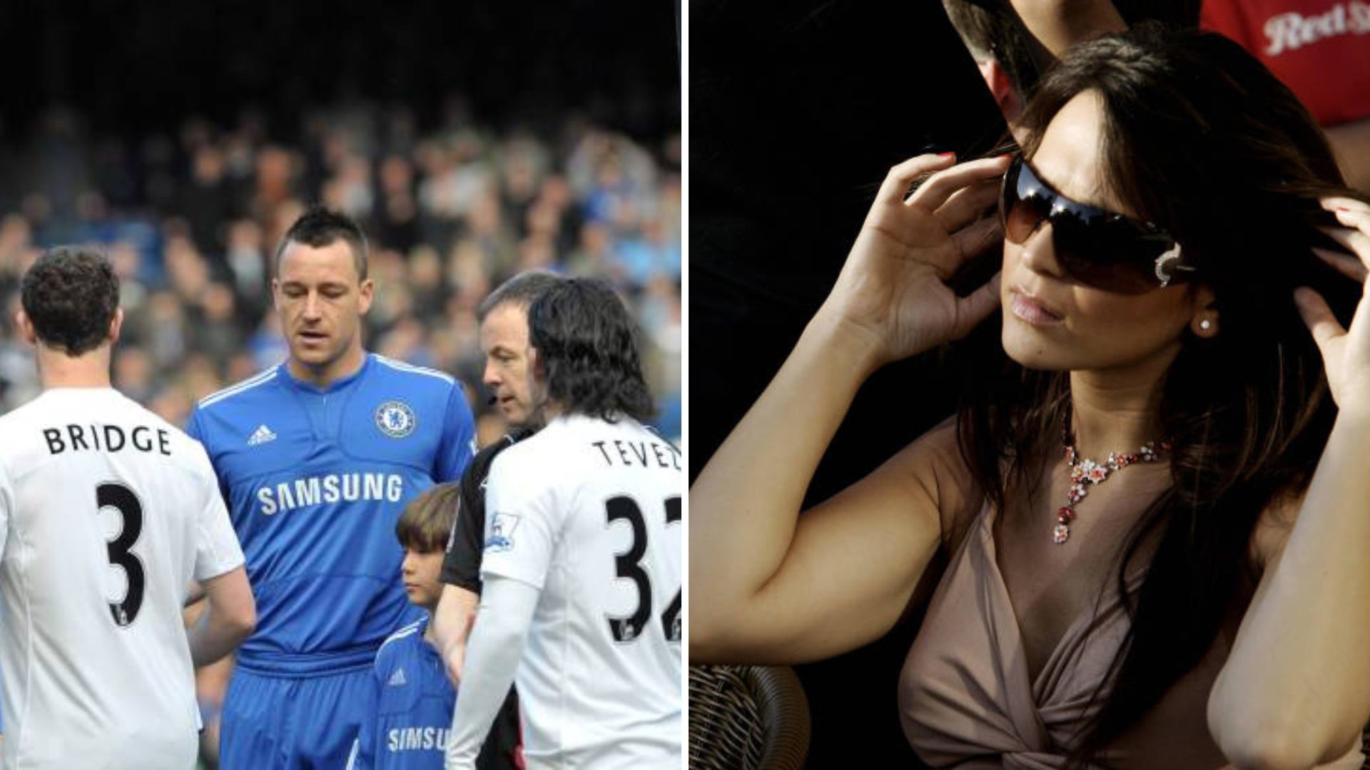 John Terry, Wayne Bridge and Vanessa Perroncel