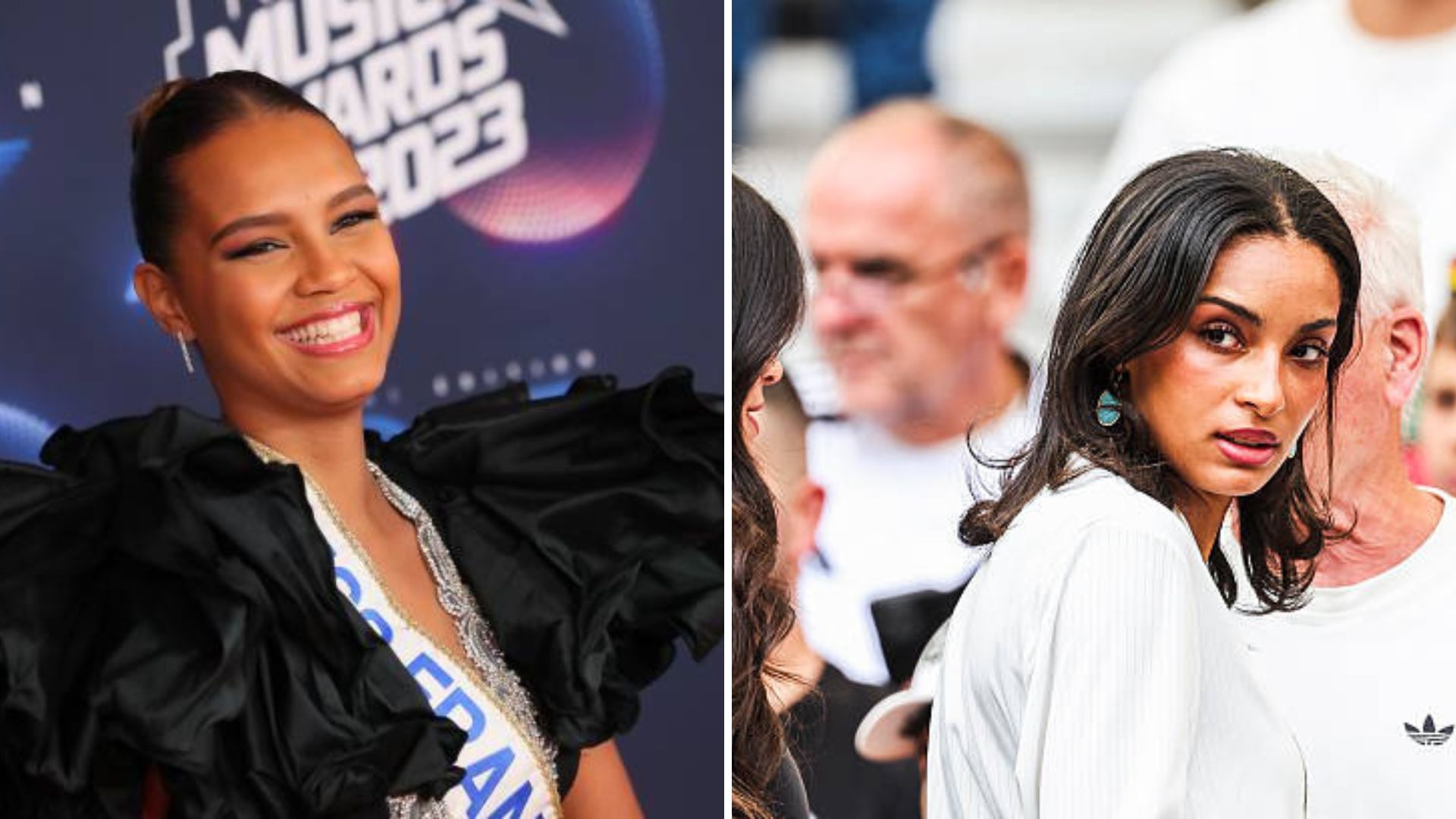 Indira Ampiot and Aaliyah