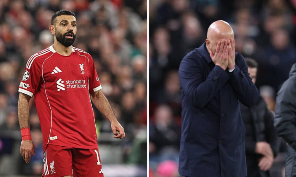 Arne Slot and Mohamed Salah