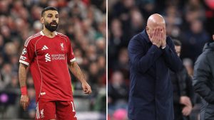 Arne Slot and Mohamed Salah