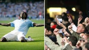 Emmanuel Adebayor and Arsenal fans