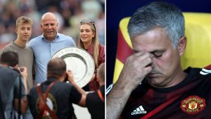 Arne Slot and Jose Mourinho