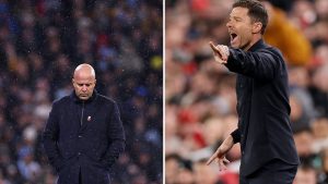 Arne Slot and Xabi Alonso