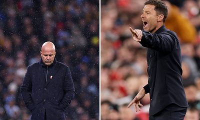 Arne Slot and Xabi Alonso