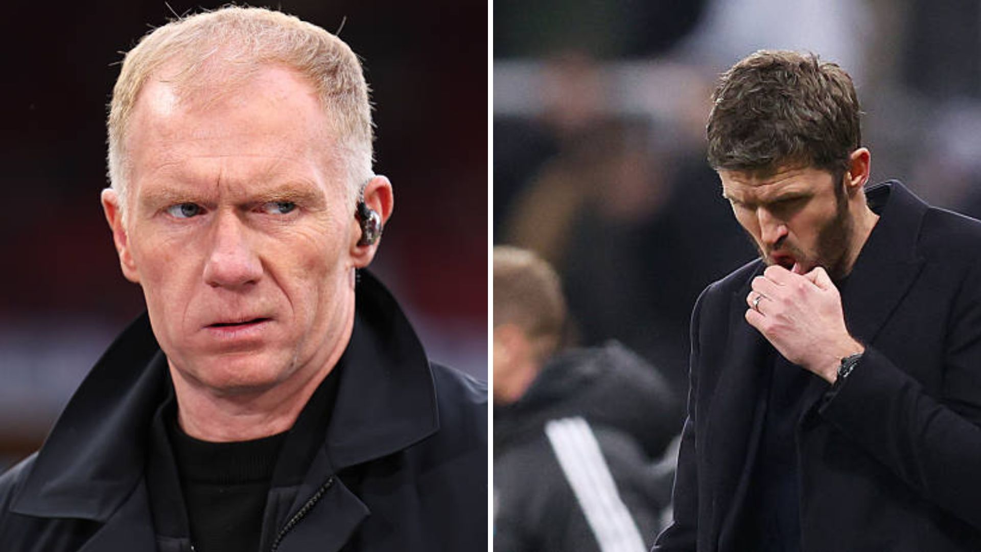 Michael Carrick and Paul Scholes