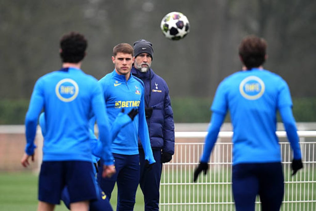 Tottenham training