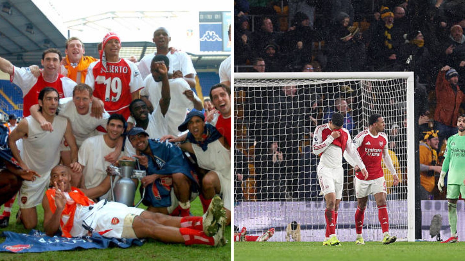 Arsenal celebrations