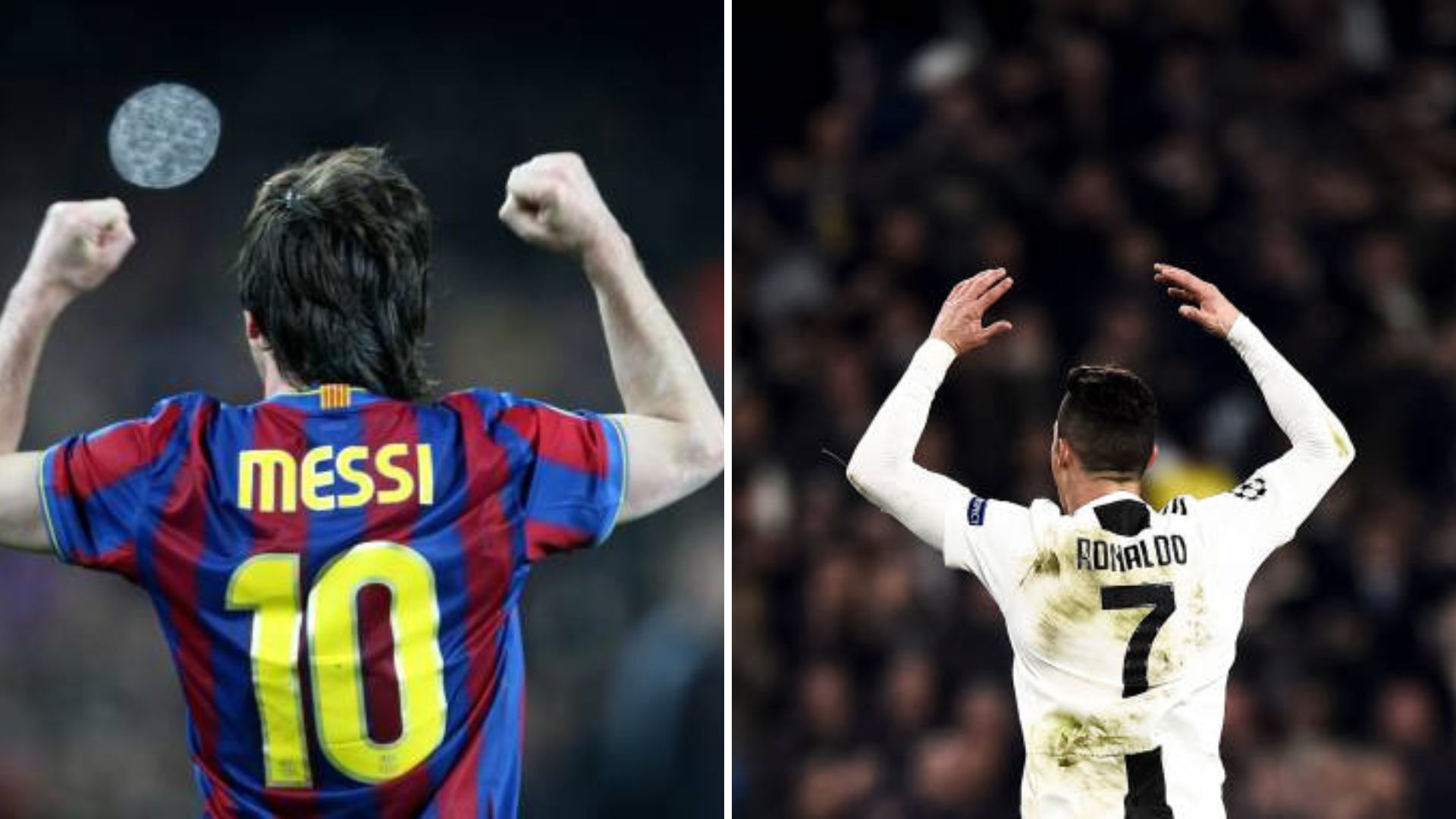 Lionel Messi and Cristiano Ronaldo