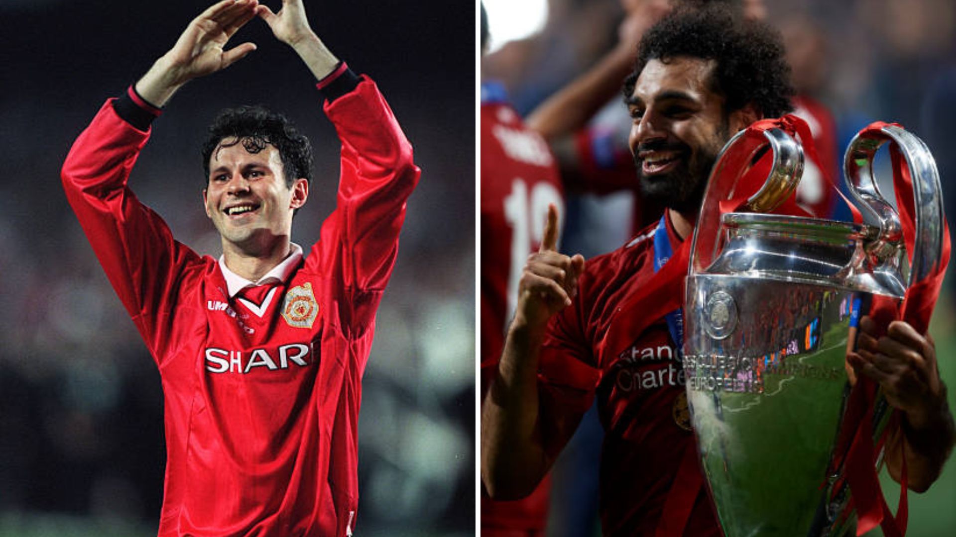 Ryan Giggs and Mohamed Salah