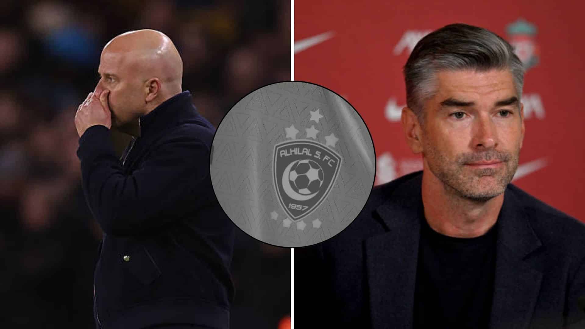 Arne Slot and Richard Hughes with Al Hilal links