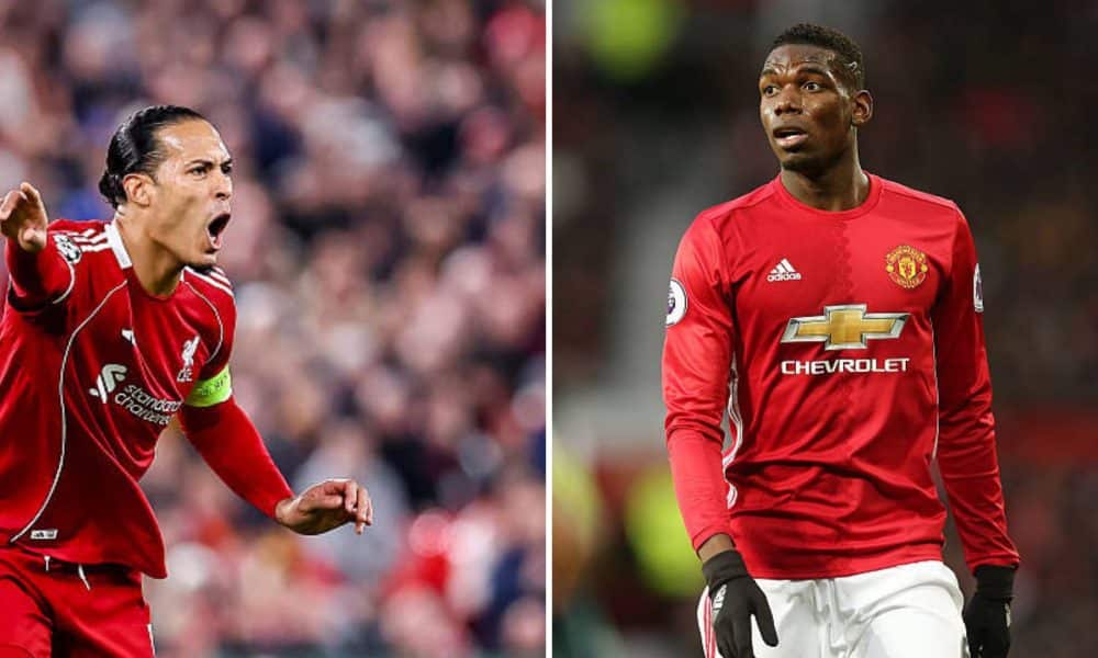 Virgil van Dijk and Paul Pogba