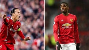 Virgil van Dijk and Paul Pogba