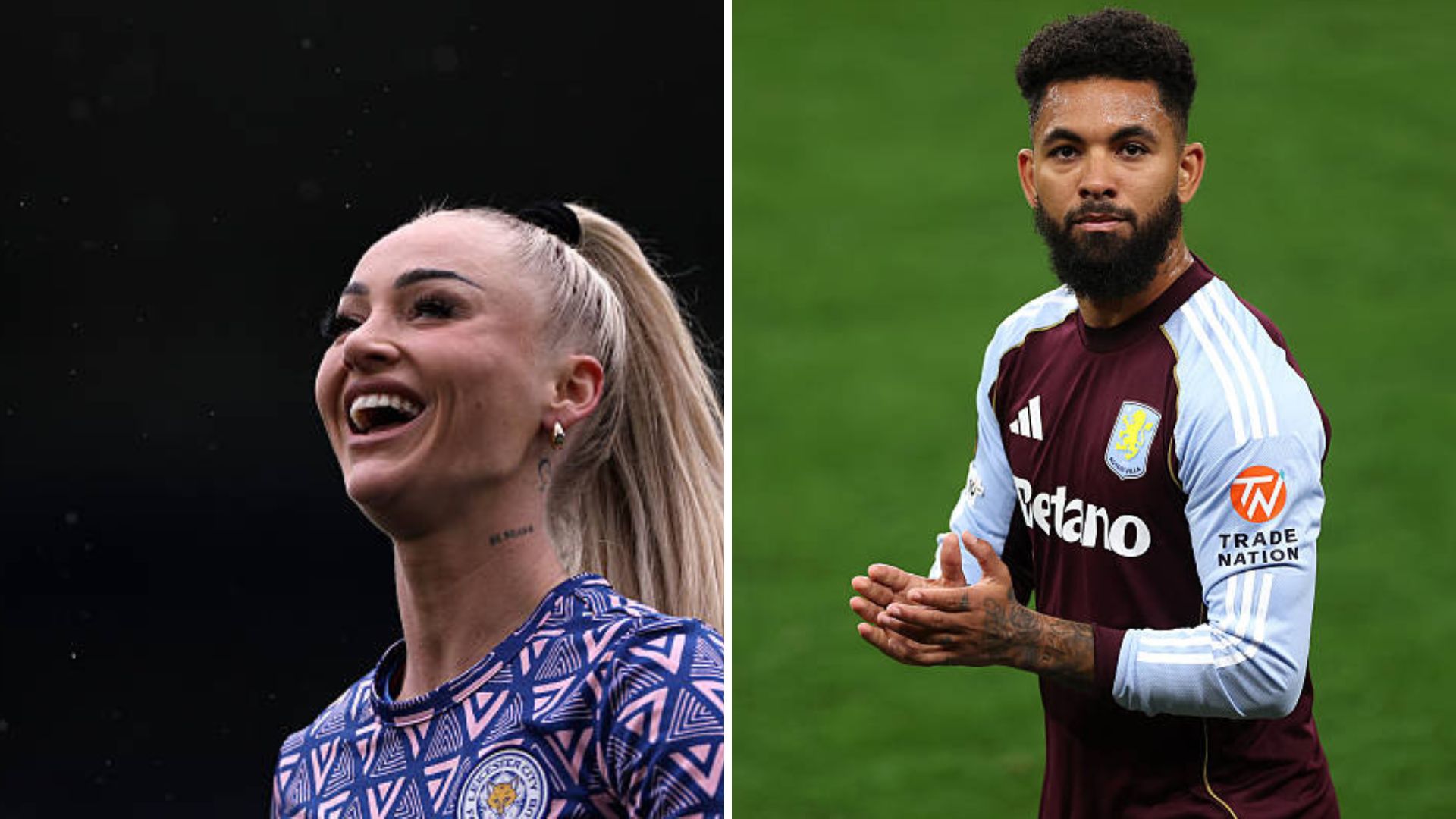 Alisha Lehmann and Douglas Luiz