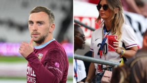 Jarrod Bowen and Dani Dyer