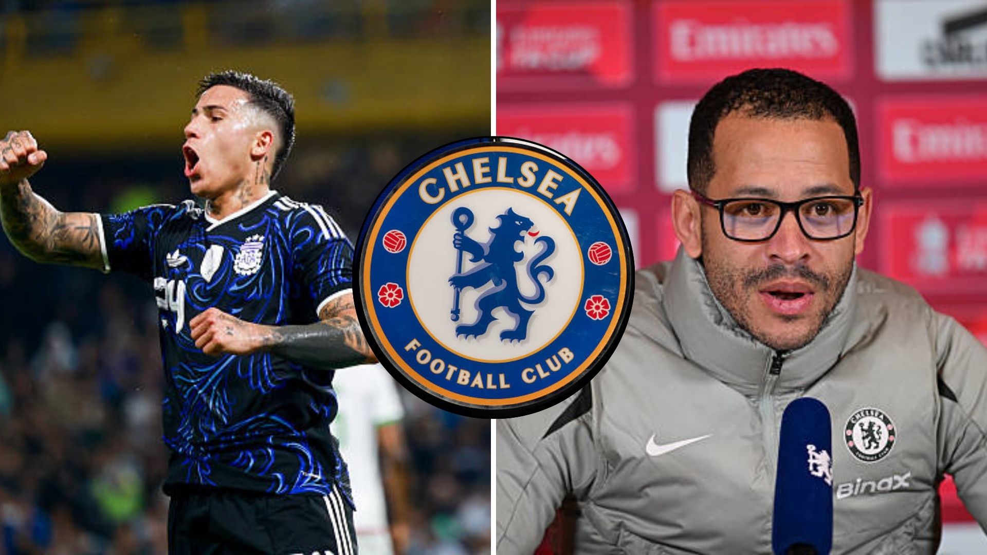 Enzo Fernandez and Liam Rosenior