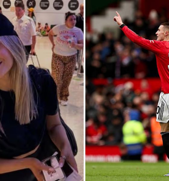 Anita Vidovic and Benjamin Sesko