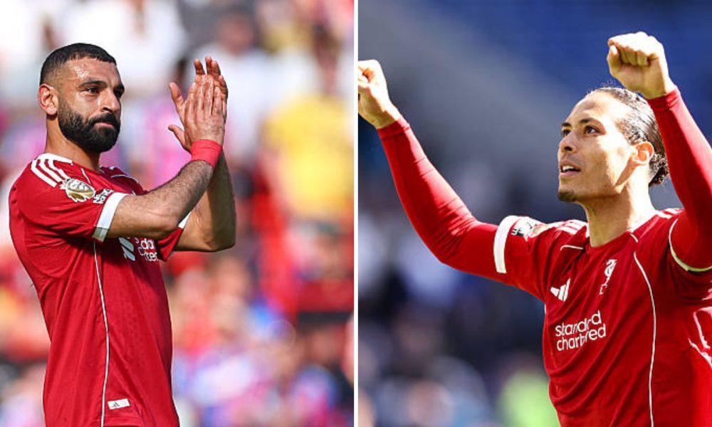 Virgil van Dijk talks about Mohamed Salah's farewell.