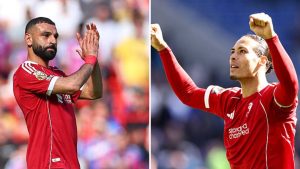 Virgil van Dijk talks about Mohamed Salah's farewell.