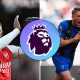Split image featuring Eberchi Eze, Fantasy Premier League logo and Adrien Truffert.