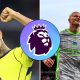 Split image featuring Richarlison and Erling Haaland.