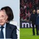 Split image featuring Florentino Perez and Alvaro Arbeloa with Jose Mourinho.