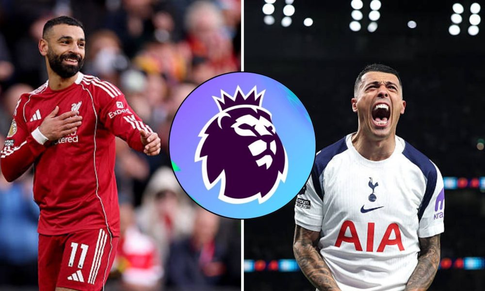 Split image featuring Pedro Porro and Mohamed Salah.
