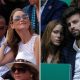 Split image featuring Shakira and Pique and Thierry Henry and his ex-wife.