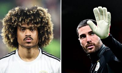 Split image featuring Tahith Chong and Luca Zidane.