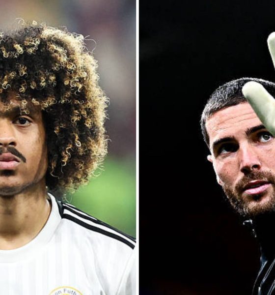 Split image featuring Tahith Chong and Luca Zidane.