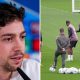 Split image featuring Federico Valverde and the Real Madrid training center.
