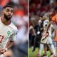 Split image featuring Ismael Saibari and Morocco's big win.