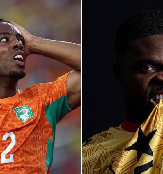 Split image featuring Elye Wahi and Thomas Partey.