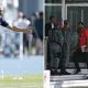 Split image featuring Fabio Cannavaro and security checks at the World Cup 2026.