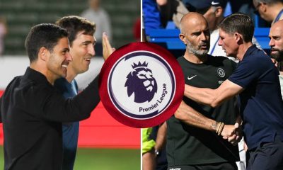 Split image featuring four Premier League managers, Andoni Iraola, Mikel Arteta, Enzo Maresca and Oliver Glasner.