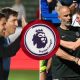Split image featuring four Premier League managers, Andoni Iraola, Mikel Arteta, Enzo Maresca and Oliver Glasner.
