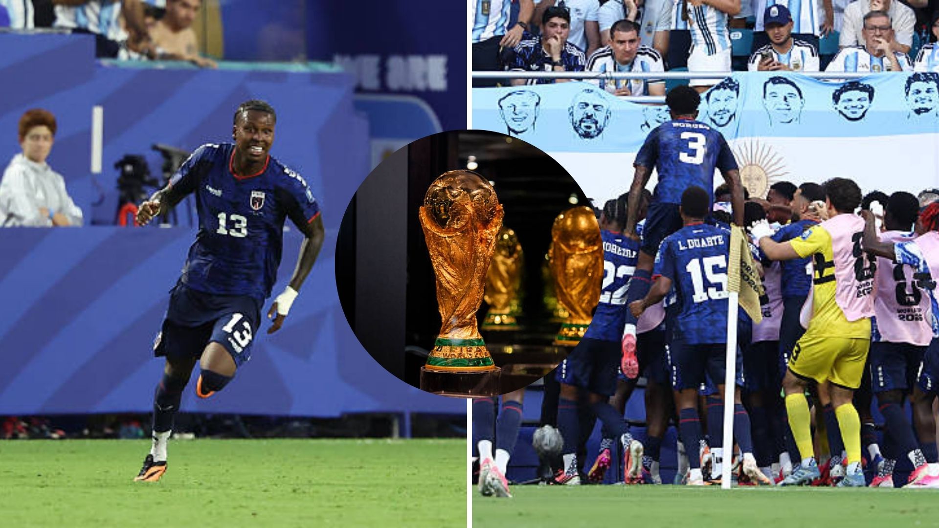 Split image featuring Cape Verde players.
