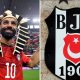 Split image featuring Mohamed Salah and the Besiktas logo.