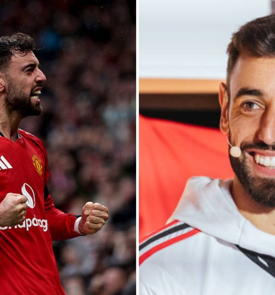 Split images featuring Bruno Fernandes